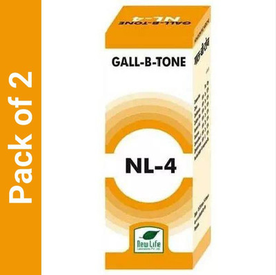 New Life Laboratories NL-4-Gall-B-Tone Drops(2 x 30)