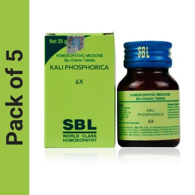 SBL Kali Phosphoricum 6X Tablets(5 x 25)