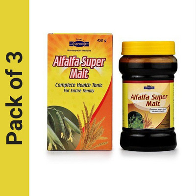 HAPDCO Alfalfa Super Malt Syrup(3 x 450)