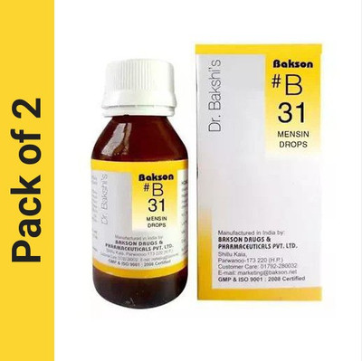 BAKSONS Dr Bakshis B Drop 31 - Mensin Drops(2 x 30)