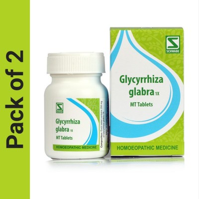 Dr.Willmar Schwabe India Glycyrrhiza Glabra 1X Tablets(2 x 20)