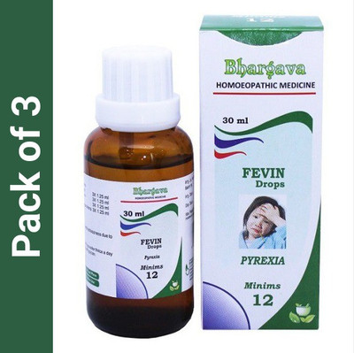 Bhargava Phytolab Minims 12 -Fevin Drops(3 x 30)