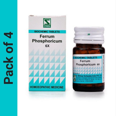 Dr.Willmar Schwabe India Ferrum Phosphoricum 6X 6X Tablets(4 x 20)