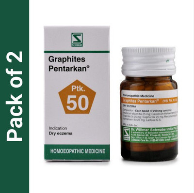 Dr.Willmar Schwabe India Graphites Pentarka (Ptk 50) Tablets(2 x 20)