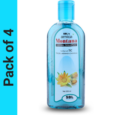 SBL Montana Herbal Shampoo Liquid(4 x 200)