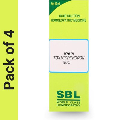 SBL Rhus Toxicodendron 30C Liquid(4 x 30)