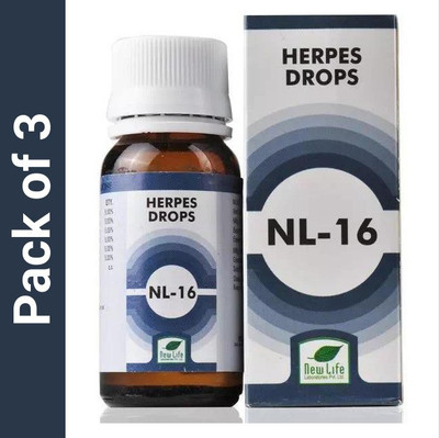 New Life Laboratories NL-16-Herpes Drops(3 x 30)