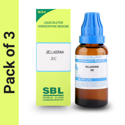SBL Belladonna 30C Liquid(3 x 30)