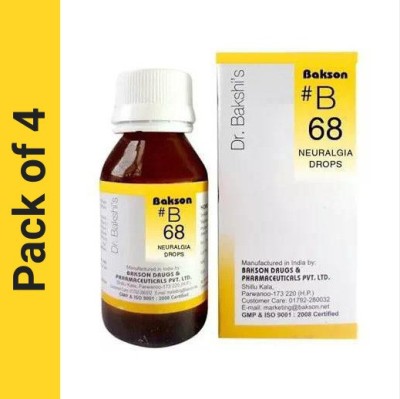 BAKSONS Dr Bakshis B Drop 68 - Neuralgia Drops(4 x 30)