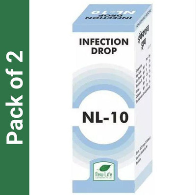New Life Laboratories NL-10-Infection Drops(2 x 30)