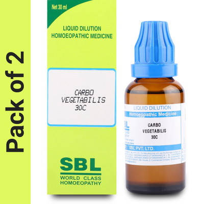 SBL Carbo Vegetabilis 30C Liquid(2 x 30)