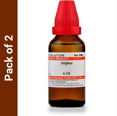Dr.Willmar Schwabe India Sulphur 6CH 6CH Liquid(2 x 30)