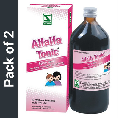 Dr.Willmar Schwabe India Alfalfa Tonic-Paediatric Syrup(2 x 500)