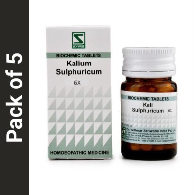 Dr.Willmar Schwabe India Kalium Sulphuricum 6X 6X Tablets(5 x 20)