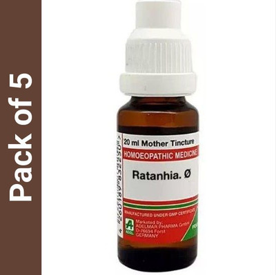 ADEL Ratanhia Q Mother Tincture(5 x 20)