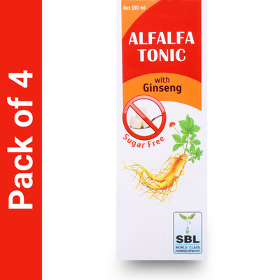 SBL Alfalfa Tonic (Sugarfree) Liquid(4 x 180)