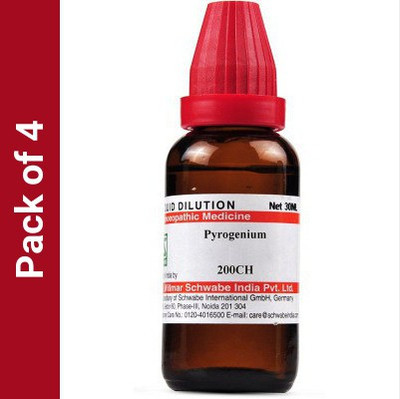 Dr.Willmar Schwabe India Pyrogenium 200CH 200CH Liquid(4 x 30)