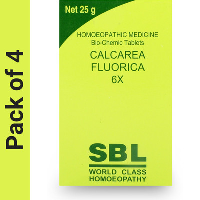 SBL Calcarea Flourica 6X Tablets(4 x 25)