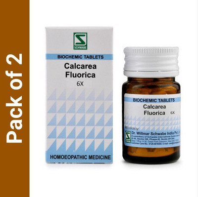 Dr.Willmar Schwabe India Calcarea Fluorica 6X 6X Tablets(2 x 20)