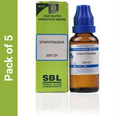 SBL Staphysagria 200CH Liquid(5 x 30)