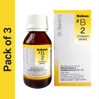 BAKSONS Dr Bakshis B Drop 2 Stomach Drops(3 x 30)