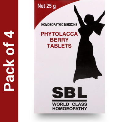 SBL Phytolacca Berry Tablets(4 x 25)