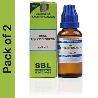 SBL Rhus Toxicodendron 200CH Liquid(2 x 30)