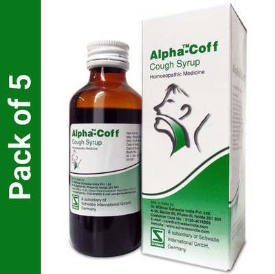 Dr.Willmar Schwabe India Alpha - Coff Syrup(5 x 100)