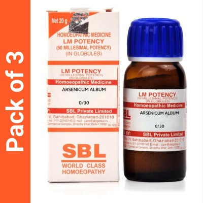 SBL Arsenicum Album 0/30 Tablets(3 x 20)