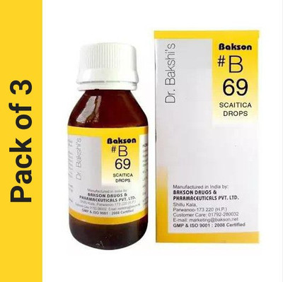 BAKSONS Dr Bakshis B Drop 69 - Sciatica Drops(3 x 30)