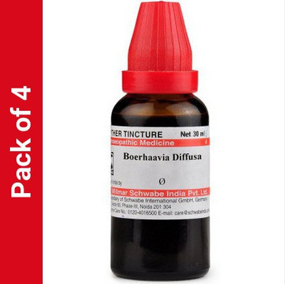 Dr.Willmar Schwabe India Boerhaavia Diffusa MT Mother Tincture Liquid(4 x 30)