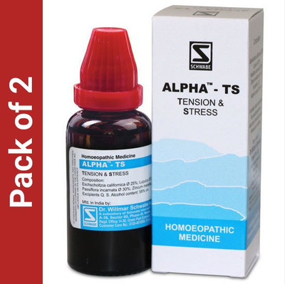 Dr.Willmar Schwabe India Alpha - TS Tension & Stress Liquid(2 x 30)
