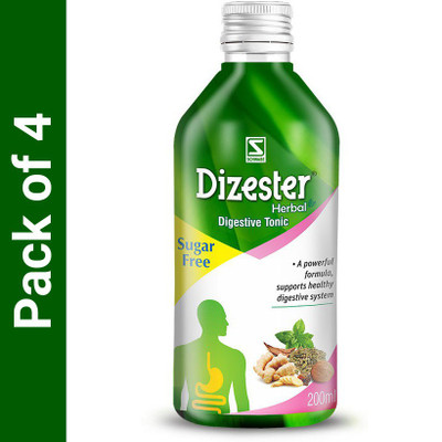 Dr.Willmar Schwabe India Dizester Herbal Syrup(4 x 200)