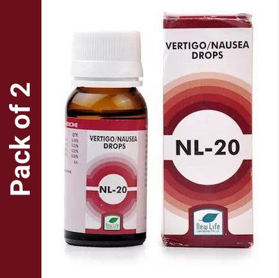 New Life Laboratories NL-20-Vertigo & Nausea Drops(2 x 30)