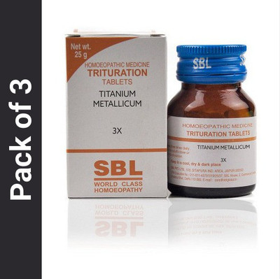 SBL Titanium Metallicum 3X Tablets(3 x 30)