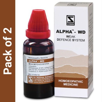 Dr.Willmar Schwabe India Alpha - Wd Weak Defence Liquid(2 x 30)