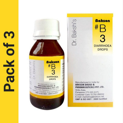 BAKSONS Dr Bakshis B Drop 3 Diarrhoea Drops(3 x 30)