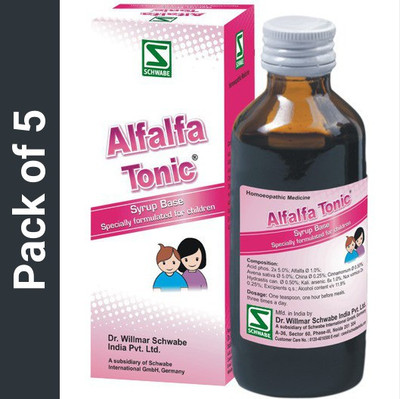 Dr.Willmar Schwabe India Alfalfa Tonic-Paediatric Syrup(5 x 100)