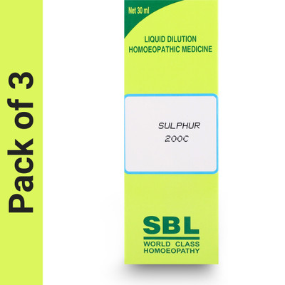 SBL Sulphur 200C Liquid(3 x 30)