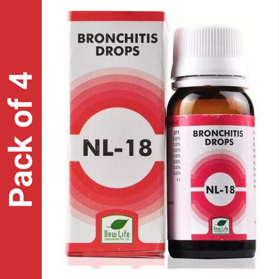New Life Laboratories NL-18-Bronchitis Drops(4 x 30)