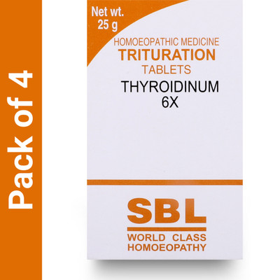 SBL Thyroidinum 6X Tablets(4 x 25)