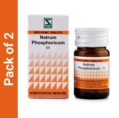 Dr.Willmar Schwabe India Natrum Phosphoricum 6X 6X Tablets(2 x 20)