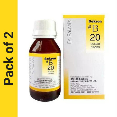 BAKSONS Dr Bakshis B Drop 20 - Sugar Drops(2 x 30)