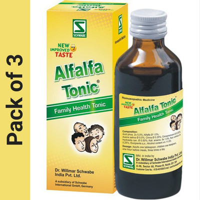 Dr.Willmar Schwabe India Alfalfa Tonic - General Syrup(3 x 100)
