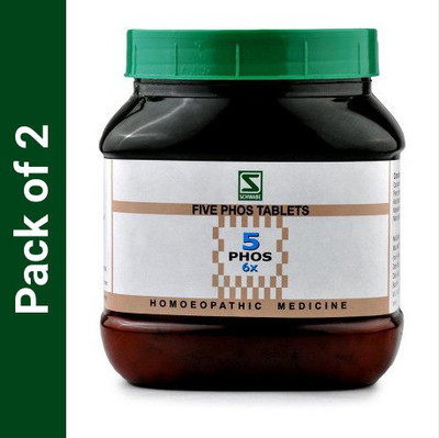 Dr.Willmar Schwabe India Five Phos 6X 6X Tablets(2 x 550)