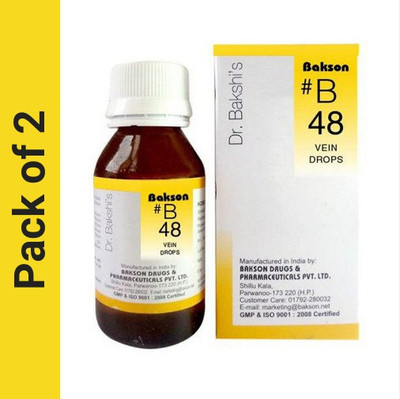 BAKSONS Dr Bakshis B Drop 48 - Vein Drops(2 x 30)