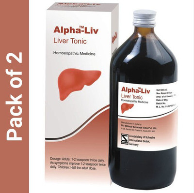 Dr.Willmar Schwabe India Alpha - Liv Syrup(2 x 500)