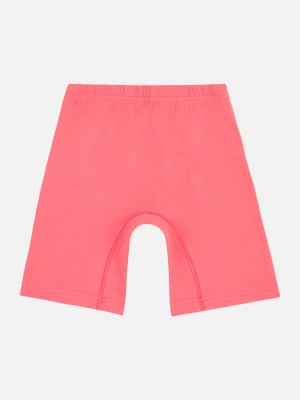 PROTEENS Short For Girls Casual Solid Cotton Lycra(Pink, Pack of 1)