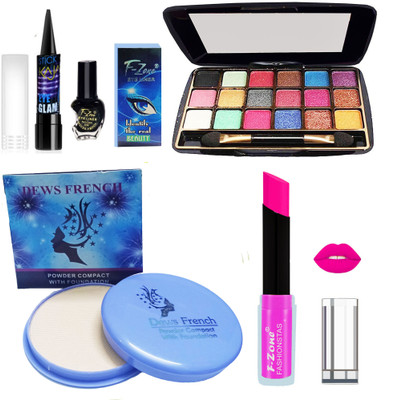 F-Zone New Arrival 5 In One Face Makeup Kit 24  (5 Items In The Set) For Rs. 31 @ 96 %