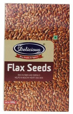 Delicious FLAX SEEDS Brown Flax Seeds(500 g)